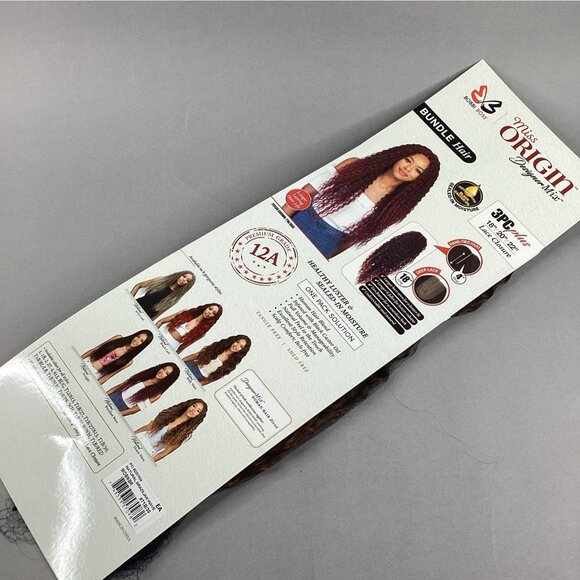 Brazilian Wave #TT1B/30 Black Brown 18” 22” All-in-One Synthetic Hair Extensions - Picture 7 of 7